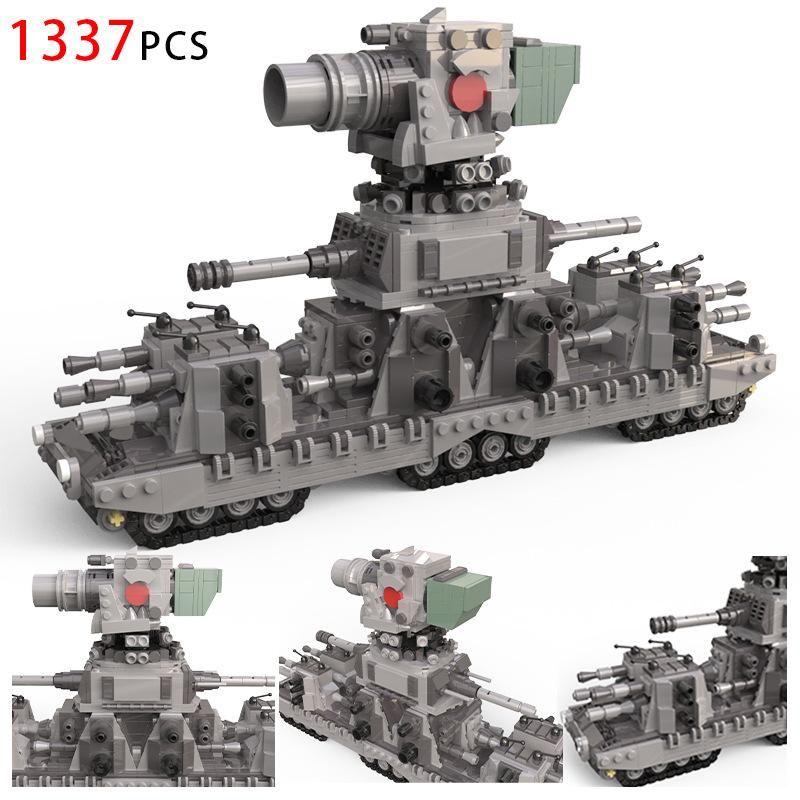 New WW1 Black Bess Mark IV Heavy Tank Toy War Military Weapons Army Building Blocks tank model brick Battle of Somme War