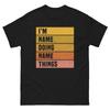 I'm Name Doing Name Things Shirt | Personalized Family Matching Tee | Custom Name Funny T-Shirt | Y2K Retro Graphic Tee