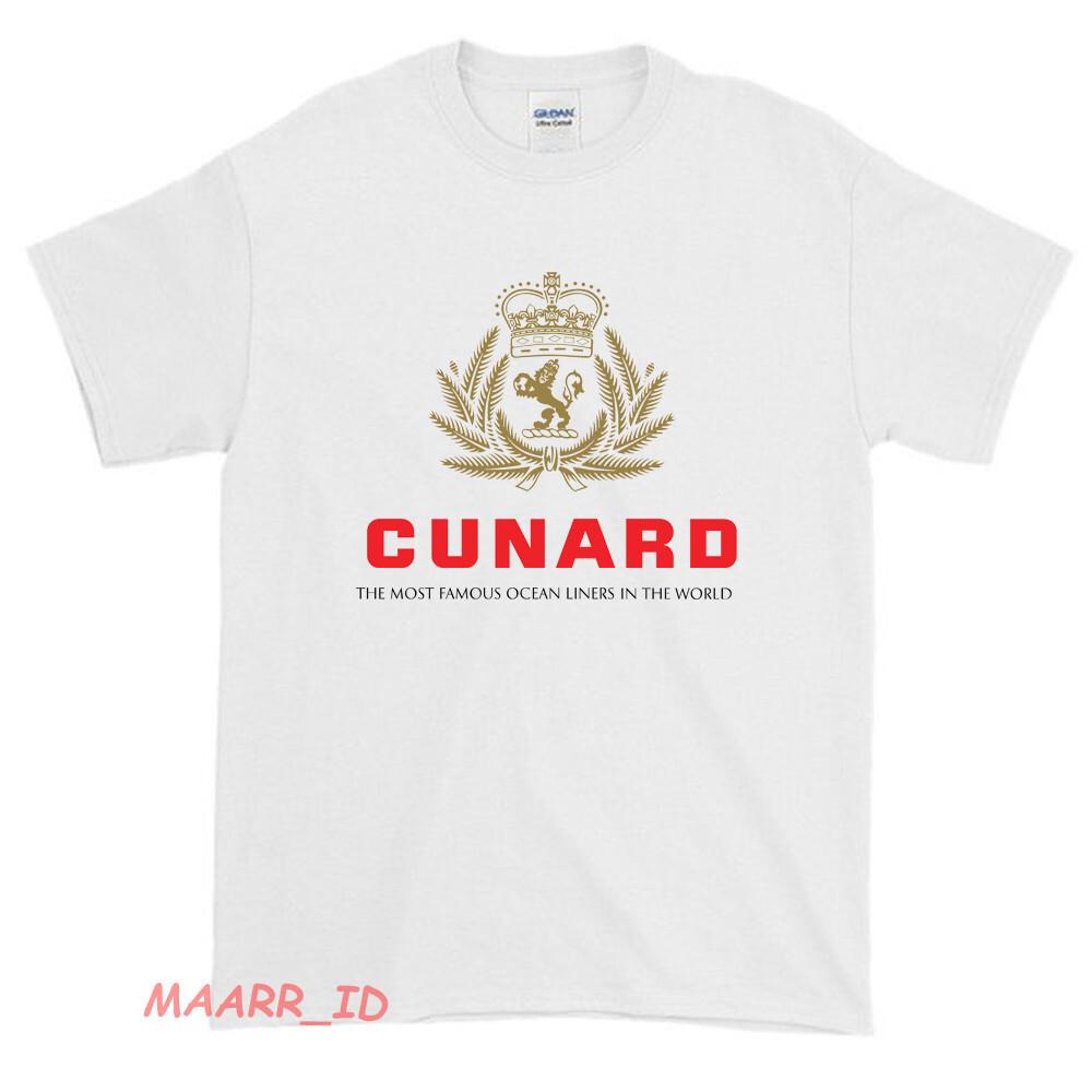 

New Cunard Logo American Funny T Shirt USA size S-XXL S