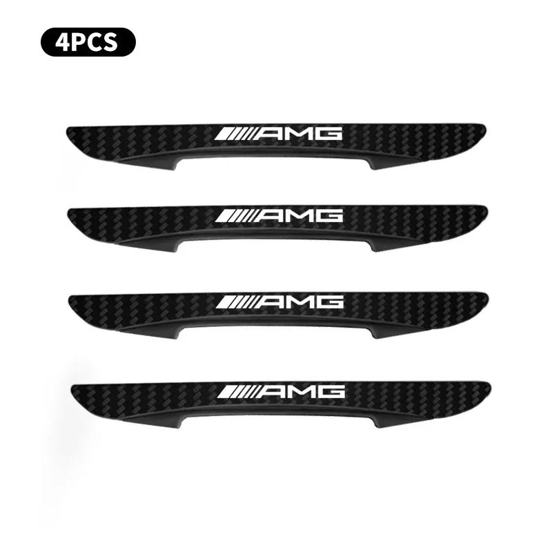 

Car Sticker 4Pcs Car Door Side Edge Anti-collision Bumper Strip Protective Sticker For Mercedes Benz W211 W204 W210 W124 AMG W21