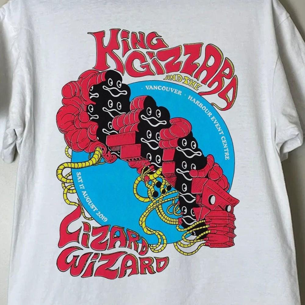 

KGLW Harbour Event Centre Vancouver Tshirt King Gizzard And The Lizard Unisex T-Shirt XL