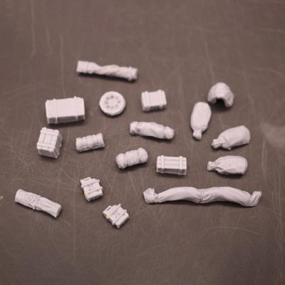 1/72 Scale Terrain Scenery for Tabletop Unpainted Decoration Mini Resin Model Ornaments Collectibles