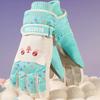Full Finger Kids Snowboard Gloves Thicken Girls Skiing Gloves Kawaii Children Ski Gloves  Camping