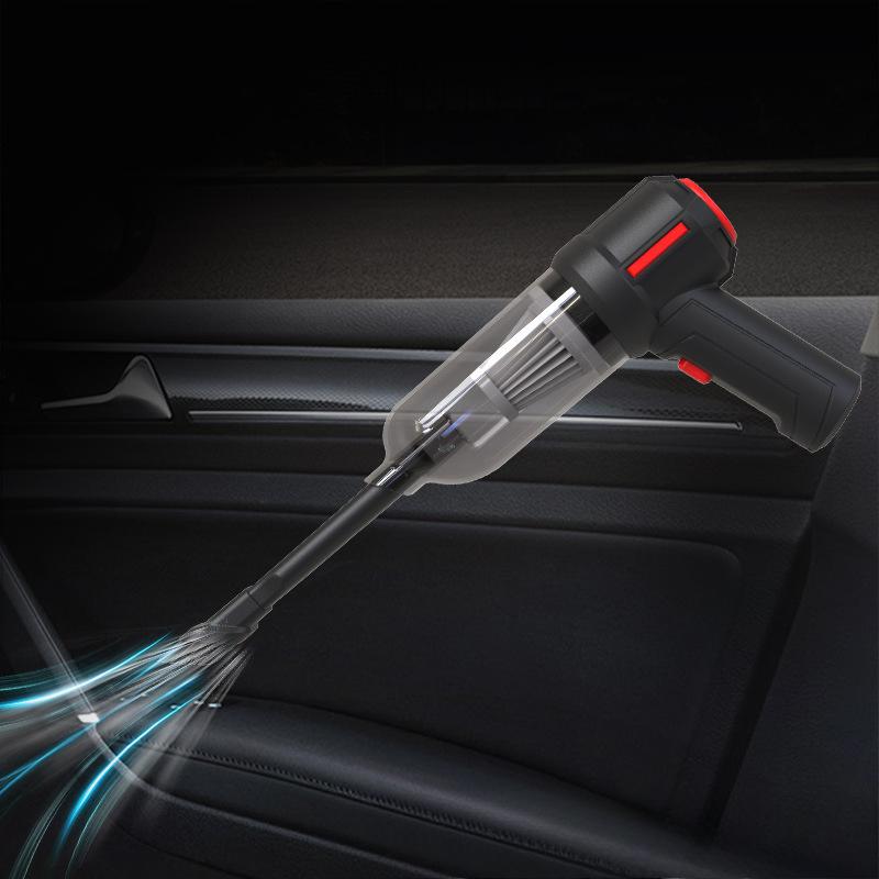 Air Duster, Mini Vacuum & Compressed Air & Blower 3-in-1, Keyboard Cleaner, 35000 RPM Electric Canned Air Can, for Computer Desk Electronics