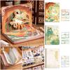Hardcover Notebook Full-Color Notepad Chinese Style 3D Pattern Scrapbook  School Supplies