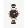 Parker Rose Gold-Tone and Acetate Watch MK6414