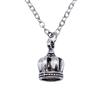 Hammered Horseshoe Pendant Necklace Western Cowboy Lucky Charm 40cm Short Chain