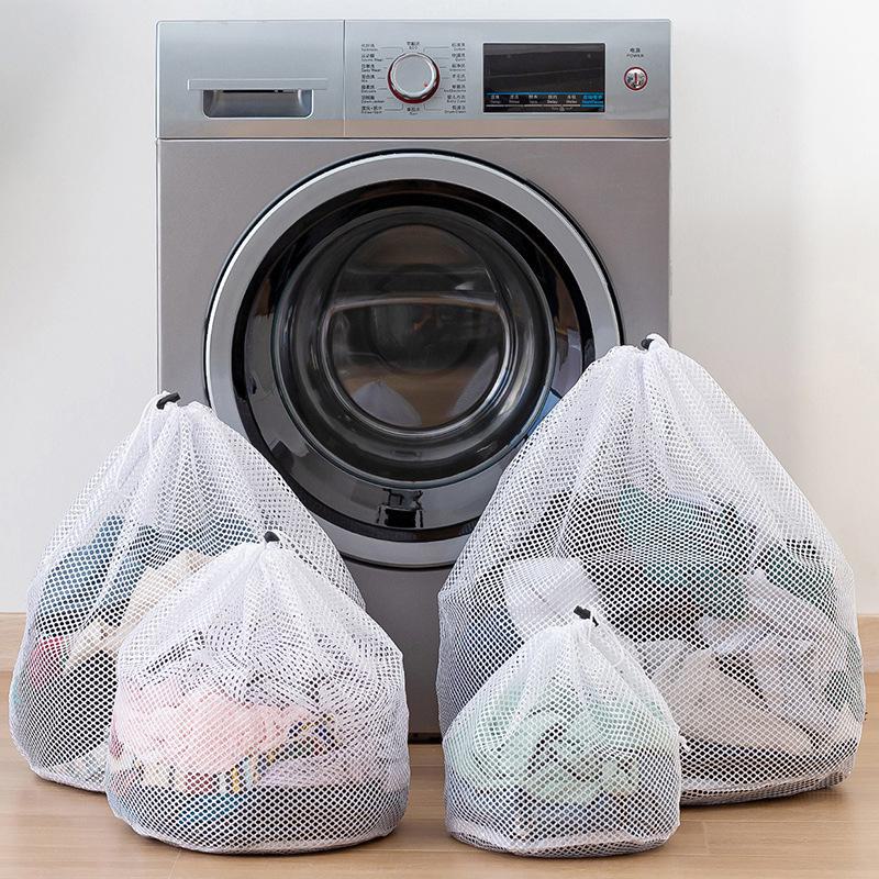 Thick Fine Mesh Laundry Bag Set: Large Sweater, Bra, and Underwear Washing Bags