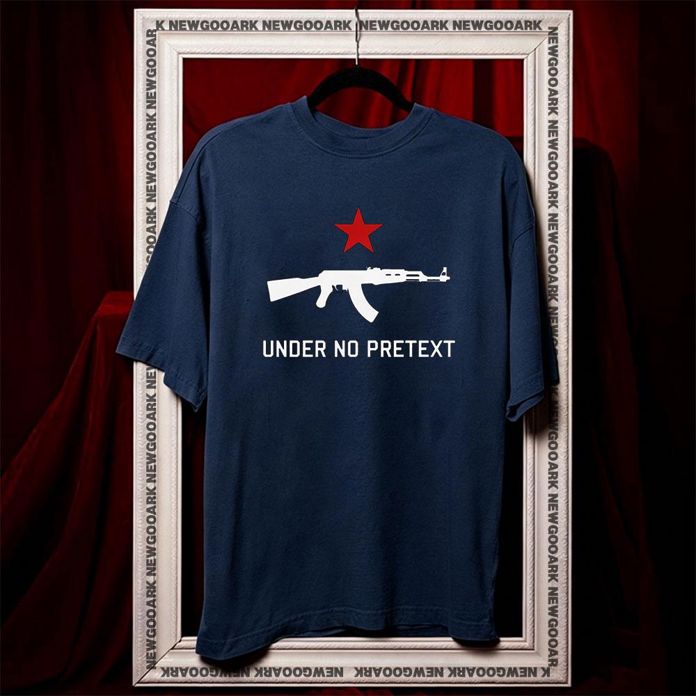Under No Pretext Socialist Red Star tshirt Women Unisex summer cotton graphic t shirts Adult streetwear tops tee Oneck S
