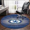 football club.C Print Round Rug, Washable Floor Carpet, For Entryway Dorm Laundry Room Office Study, Home Decor Birthday Christmas Gift