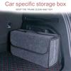 Large Car Soft Felt Trunk Organizer - Storage Bag,  Auto Accessories Soft Felt Tool Storage Box
