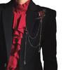 Mandala Brooch Chain Pin Temperament Fashion High End Accessories for Women Blazer Interview Outfit