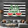 2D Watermelon "Hello Summer" Backdrop for Beach Party and Summer Themed Decor