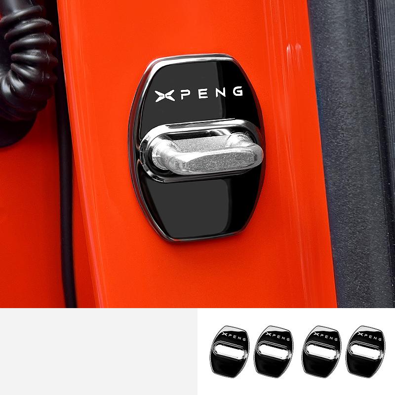 For Xpeng G6 2025-2026 Door Lock Protection Cover Stainless Steel Door Buckle Rust Prevention Automobile Modification Supplies