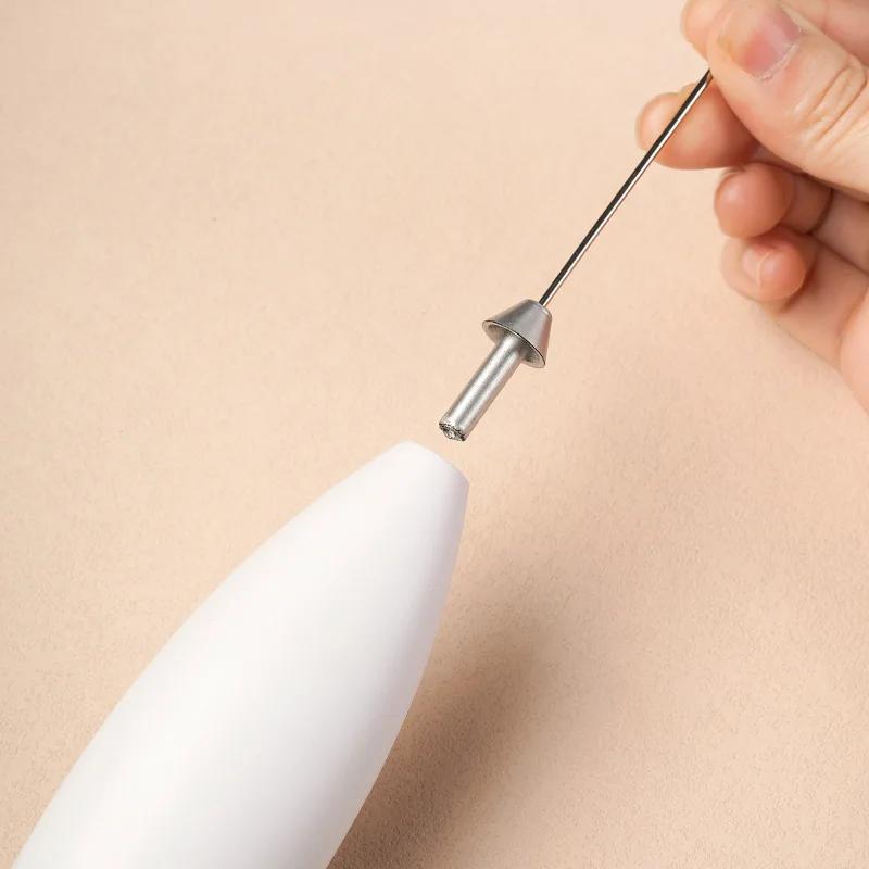 Akcesoria kuchenne Mieszadło do kawy Mikser do pieczenia USB Ładowanie Elektryczna trzepaczka do jajek 2 w 1 Podwójna głowica Trzepaczka do mleka Narzędzia Gadżety Bar