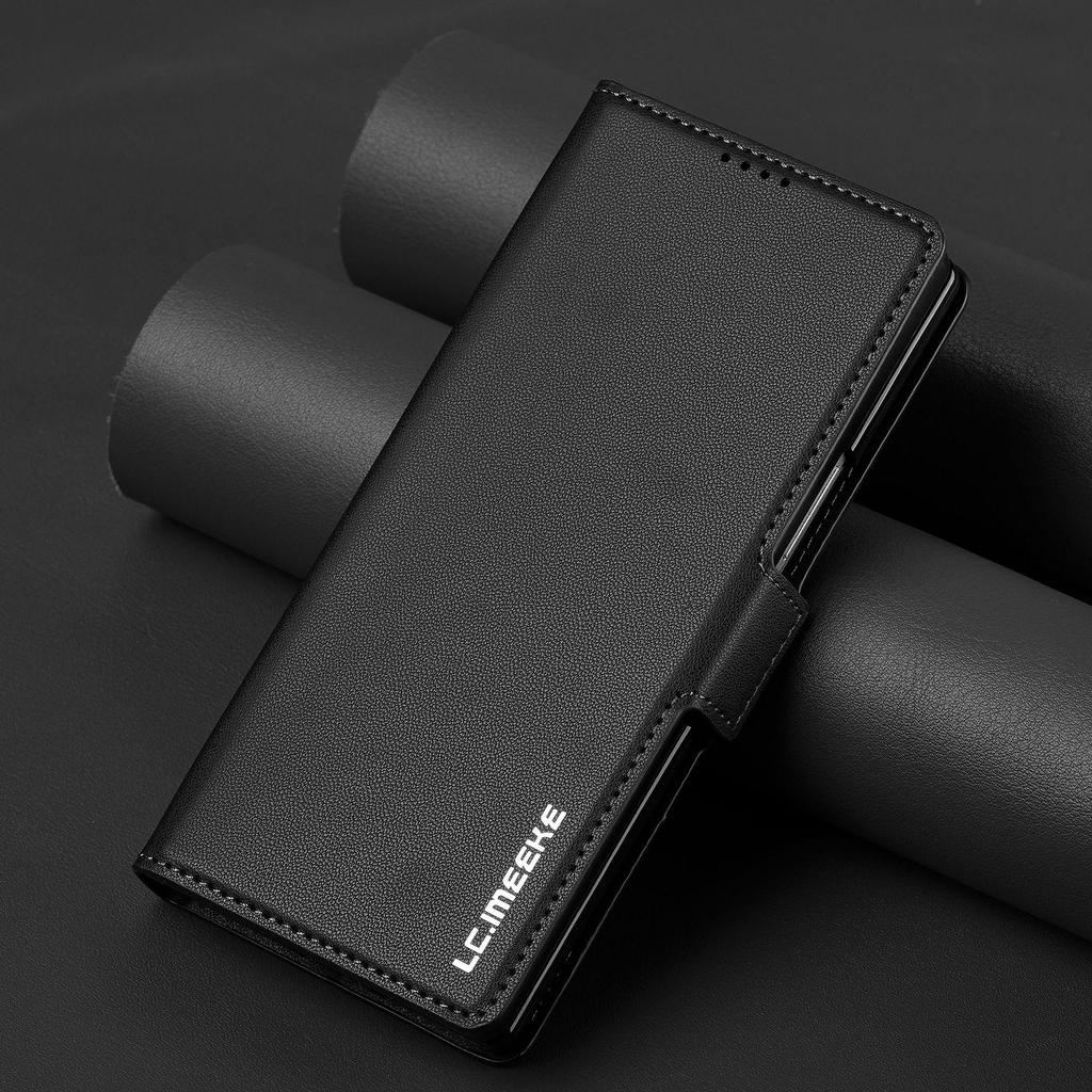 Compatible Galaxy Z Fold7/6/5/4 Leather Wallet Phone Case