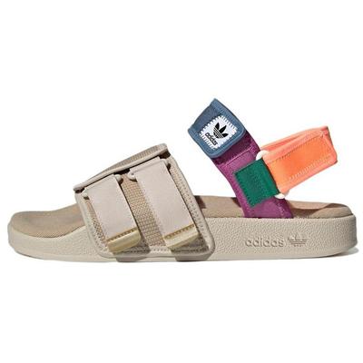 Adilette Sandal 4.0 Beige Tone Aluminium Unisex Sneakers Braun Beam-Orange H03418