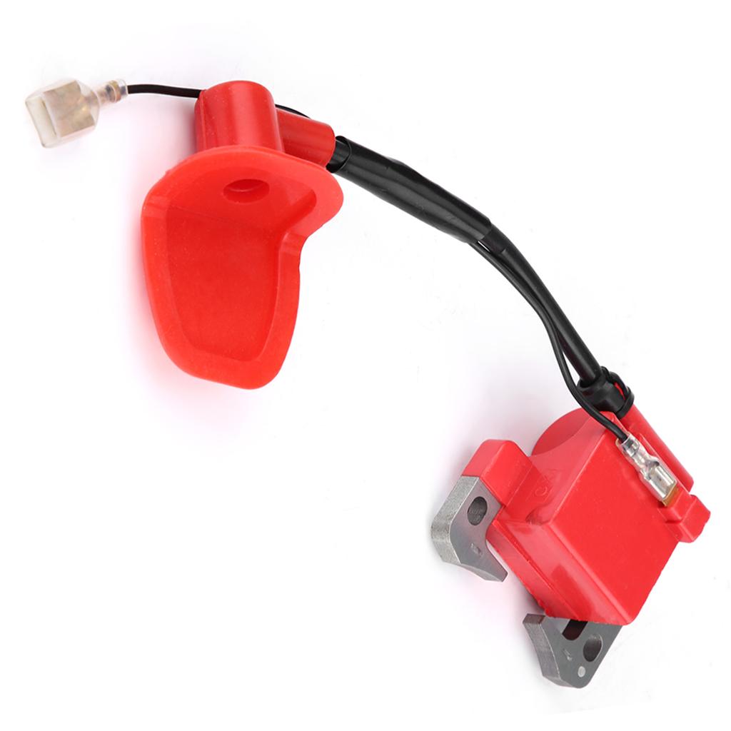 Ignition Coil High Performance Red Mounting Holes 52mm for 2 Stroke Bike Dirt Quad Scooter Moped