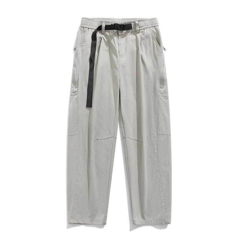 Spring and Autumn New Casual Men's Thin Straight Pants Outdoor Loose Multi-pocket Outdoor Pants Fashion Joker.