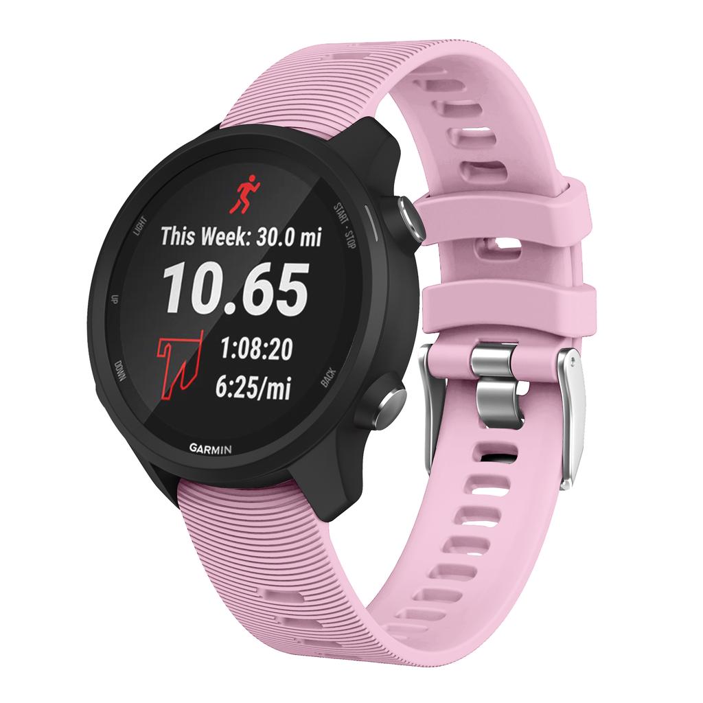 Rem för Garmin Forerunner 245 Originalarmband Universell Silikonrem Tillbehör Armband för Garmin Vivoactive 3 Klocka 20mm