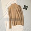 Autumn and Winter Sweater Women's Half Turtleneck Ring Zipper Slim Outer Wear Long-sleeved Mid-neck Bottoming Shirt Knitted Sweater Top