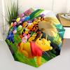 1pc Winnie the Pooh, Tigger Automatic Folding Umbrella: Compact 8-rib Design Cartoon Travel Companion for Outdoor, Casual Accessory