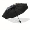 Skeleton Fairy, Fantasy Art Theme Automatic Open/Close Umbrella, Portable 3 Fold Compact Umbrella for Men & Women, Valentine's Day Mother's Day Gift