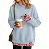 Damen Casual Pullover mit Aufdruck und Design, Langarm, Lockerer Schnitt
