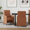 Dining Chairs with Casters 2 pcs Brown 58 x 67 x 97 cm