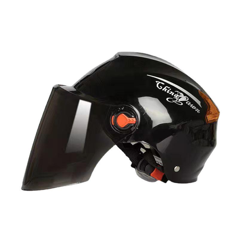 Universal Half-Face Helmet: Windproof, All-Season Riding Gear for Men & Women
