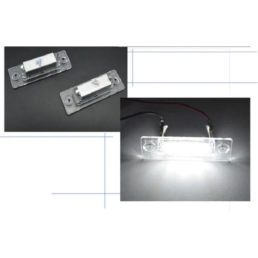12V LED Car License Number Plate Light Lamp No Error For VW Touran Golf Caddy Jetta MK5 T5 Passat Cimousint SKODA Superb