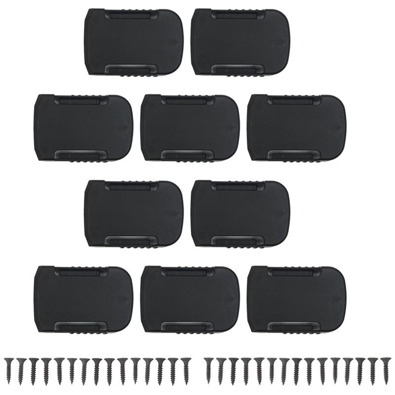 5/10pcs for Worx/kress 20V 5Pin Battery Dock Holder Battery Storage Mounts ,Wall Mount Lithium Battery Dock Storage Rack