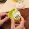 1pc Kitchen Utensils Plastic Handle Stainless Steel Ginger Grater Kitchen Cheese Tool Garlic Press Multifunctional Grater
