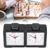 Multifunktionale Schach Analoguhr Aufwärtszähler Abwärtszähler Stumm für Brettspielwettbewerb