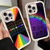 Phone Case for iPhone 17 Air 16E 15 16 Pro Max LGBT Rainbow Love Is Love Cover 14 Plus 13 12 Mini Soft Shell Silicone Fundas