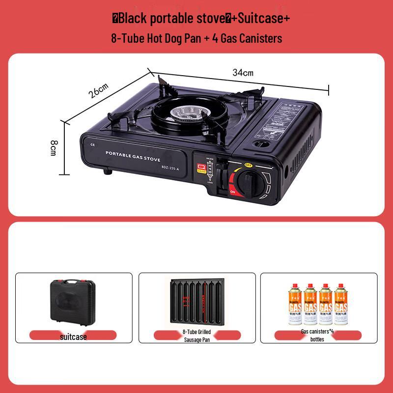 Portable Gas Cassette Stove Kit