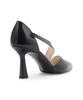 Saera Glossy Diagonal Cutout Pumps K56P010 (A Type)