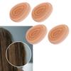 4pcs Wheat Straw Hair Brush Egg Shape Detangling Brush Portable Styling Comb Hair Brush for All Hair