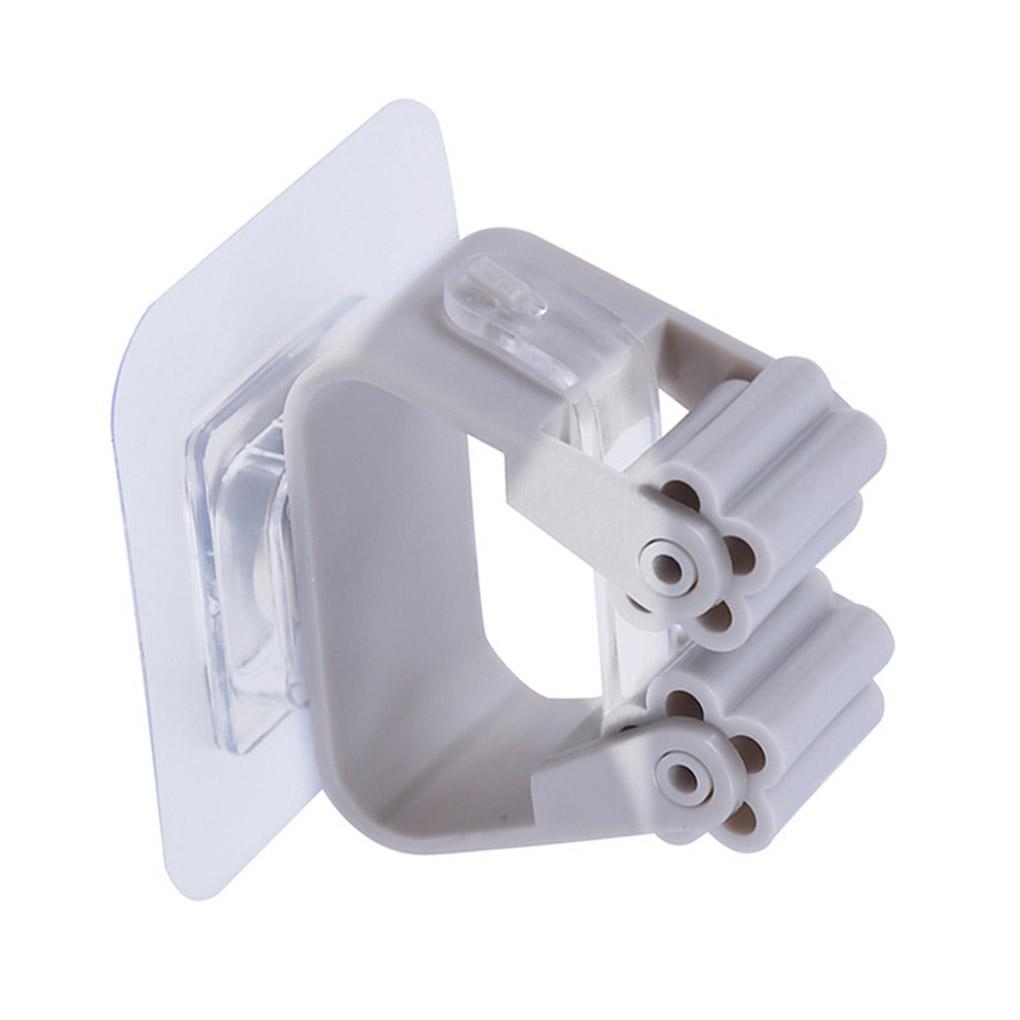 Wall Mounted Mop Holder Brush Broom Hanger Storage Rack Kitchen Organizer Home