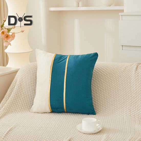 Samt Kissenbezug 18x18 Zoll Luxus Kissenhülle mit Verdecktem Reißverschluss Dekorative Sofa Wurfkissenhülle für Wohnzimmer Bett