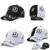 Fashionable Adjustable Baseball Cap With Unique Geometric Print For All Seasons And Casual Outfits