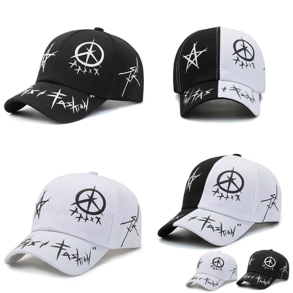 Fashionable Adjustable Baseball Cap With Unique Geometric Print For All Seasons And Casual Outfits