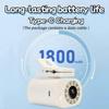 Electric Car Clip Fan Portable USB Rechargeable 12V 360 Rotatable Low Noise Mini Fan 100 Speed Clamp for Vehicle Office Stroller