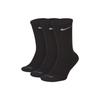 Nike Everyday Plus Cushioned Crew Socks 6 Pairs Black Men's SX6897-010