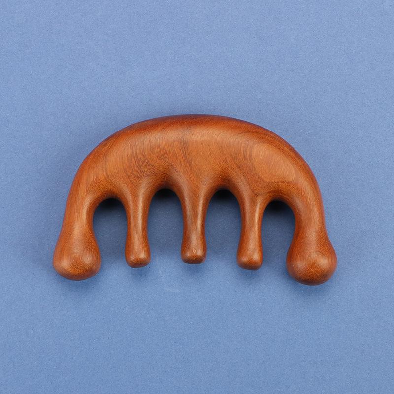 

Элегантный подарочный набор гребней из сандалового дерева черного и золотого цвета - Выпускной/Учительская расческа для меридианного массажа с гравировкой