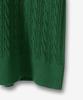 BLOND9 Cable Punched Short Sleeve Round Knit_Forest Green