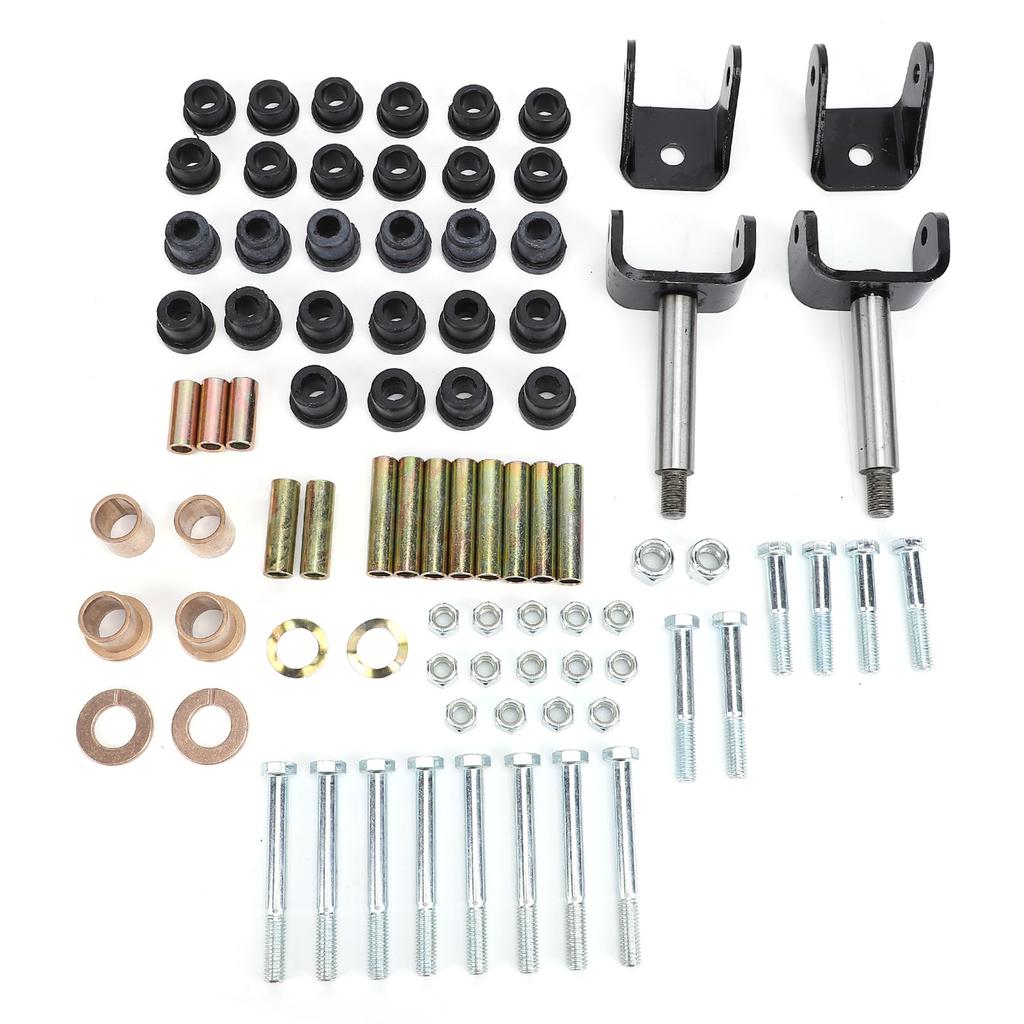 Golf Cart Front Rear End Bushing Kit Leaf Spring Arm Suspension Set Replacement for Club Car DS Gas Electric Golf Cart