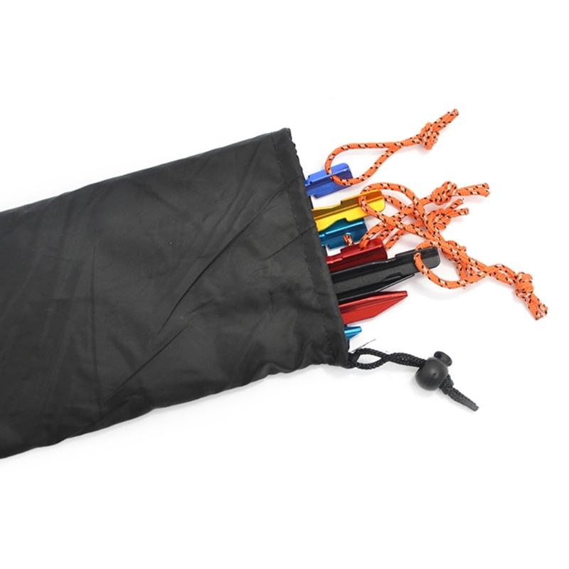 Essential Camping Accessories Durable Aluminum Tent Stakes Versatile Camping Gear for Stability and Convenience