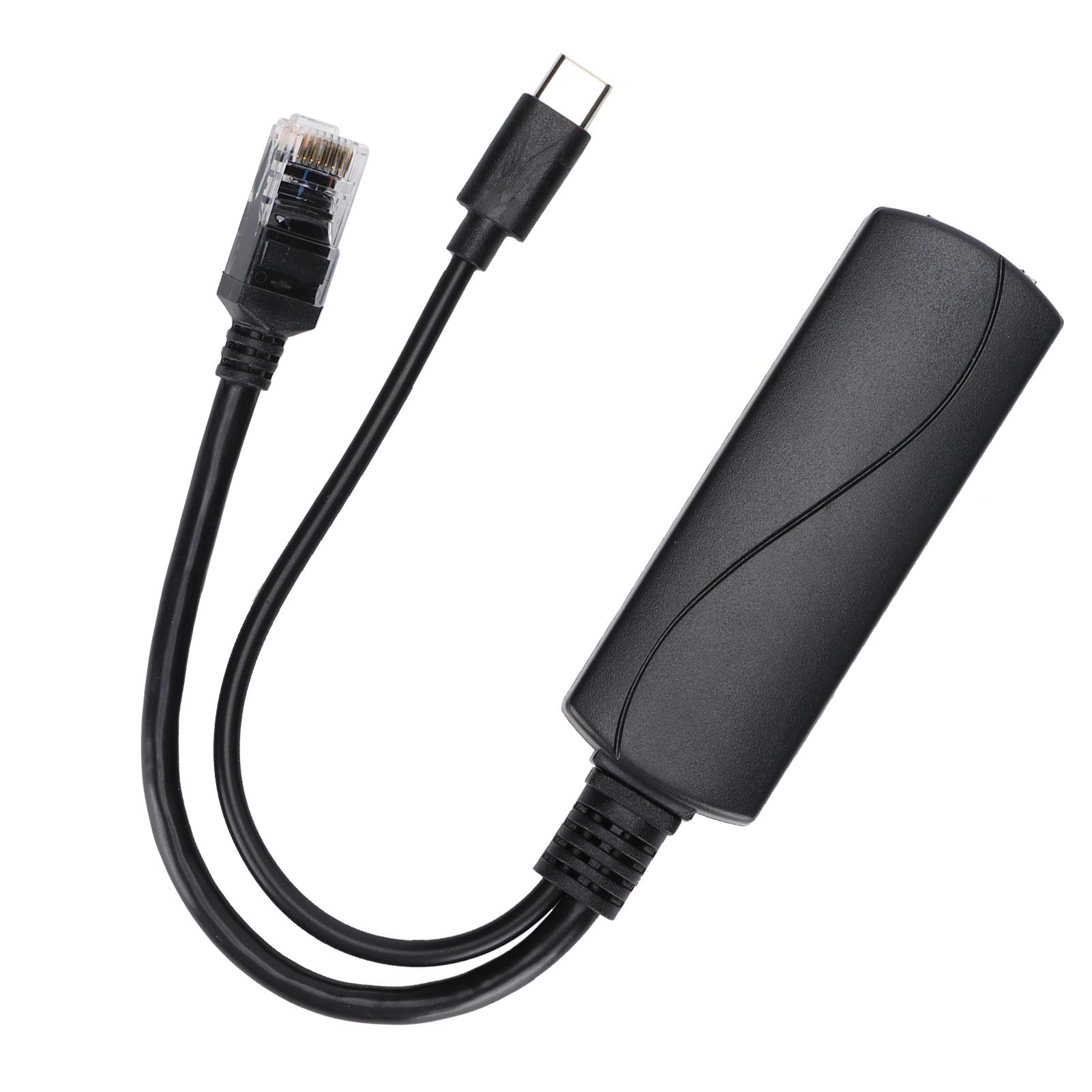 

Розгалужувач POE Захист ізоляції інтерфейсу RJ45 Підтримка IEEE 802.3af Розгалужувач 48 В на 5 В для дому