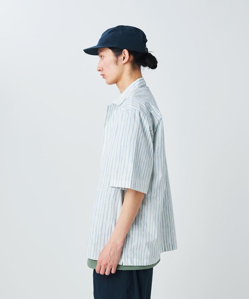 Patterned Shirt Take Tops Shirt Long Sleeve LIGHT GREY M [Snow Peak] SH-26SU010 Men's Women's